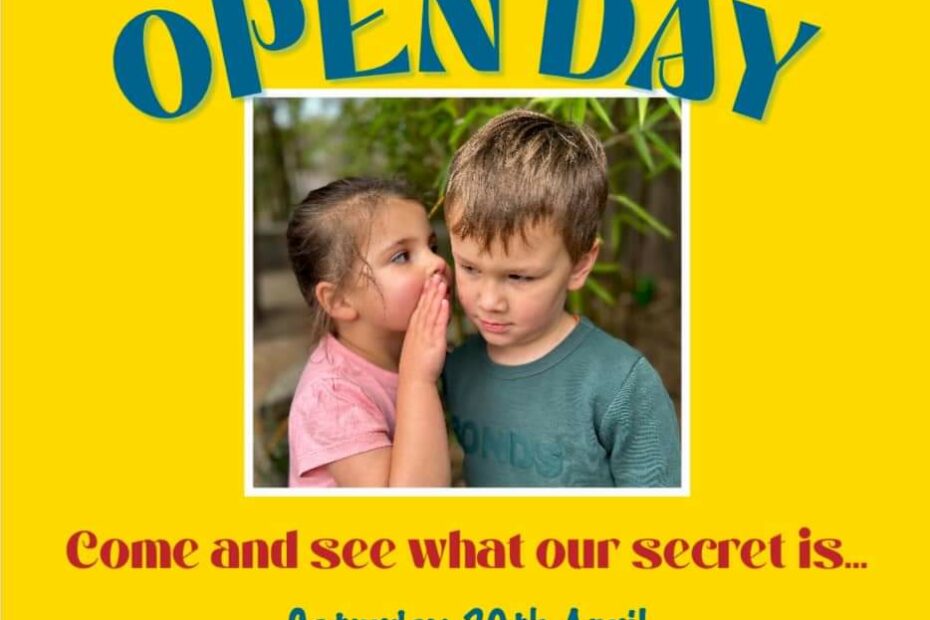 Open Day poster